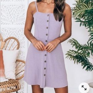 Goodbye to Yesterday Dusty Lavender Dress